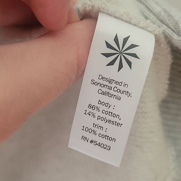 Athleta Sweatshirt XXS Heather Gray Turtleneck Pullover - Picture 5 of 5